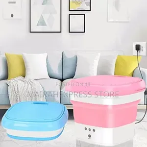 8ltrs Foldable Mini Washing Machine (Washer Cleaner Travel)