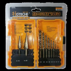 10 PCS HSS Drill Bit Set
