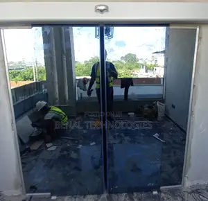 Motion-Triggered Glass Door