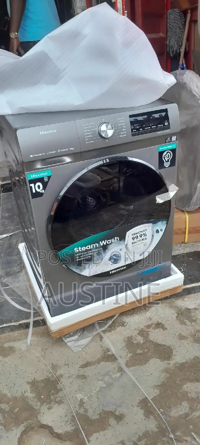 Brand New Hisense 10kg Automatic Front Loader Washing Machin