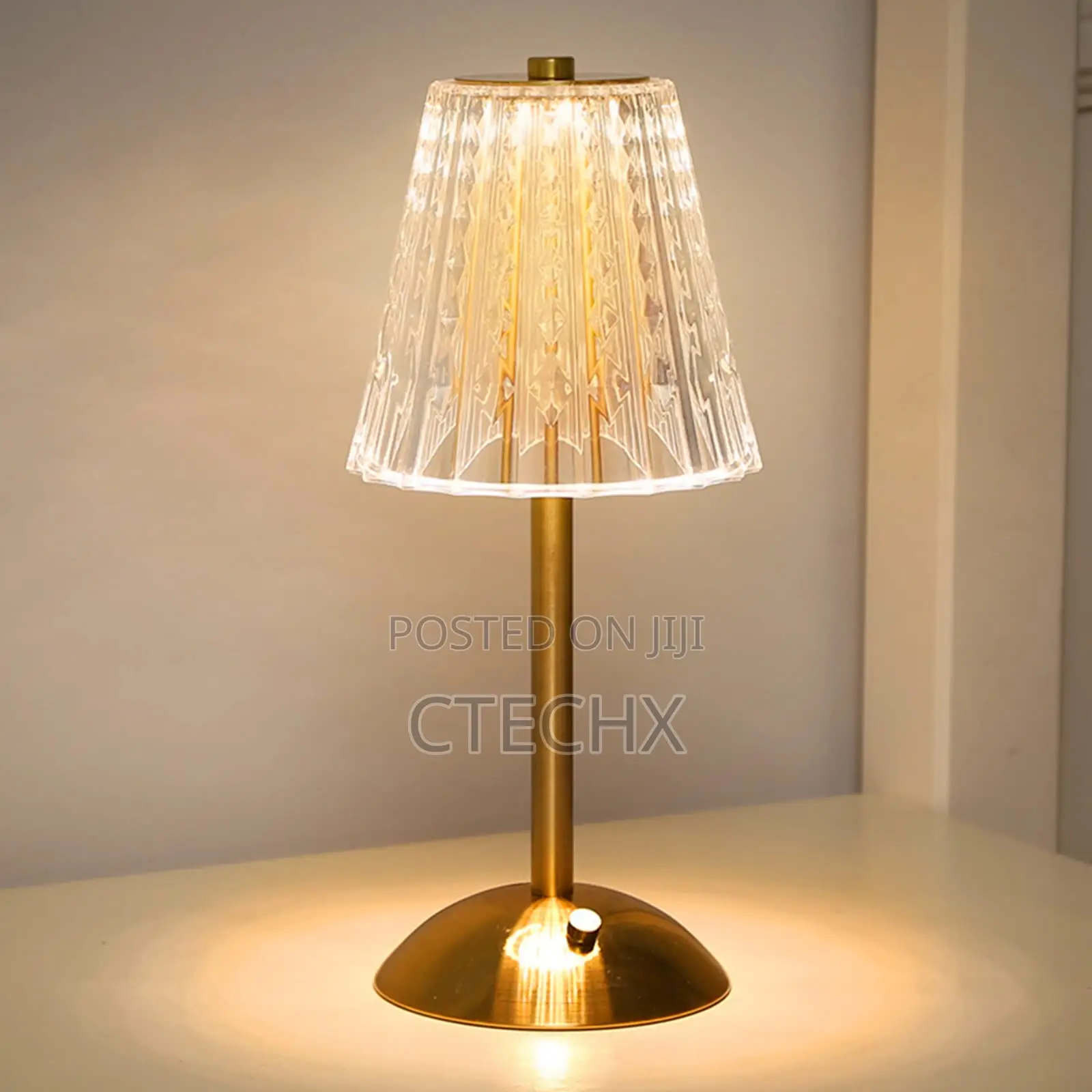 Romantic Diamond Crystal Lamp, Rechargeable Dimmable Led