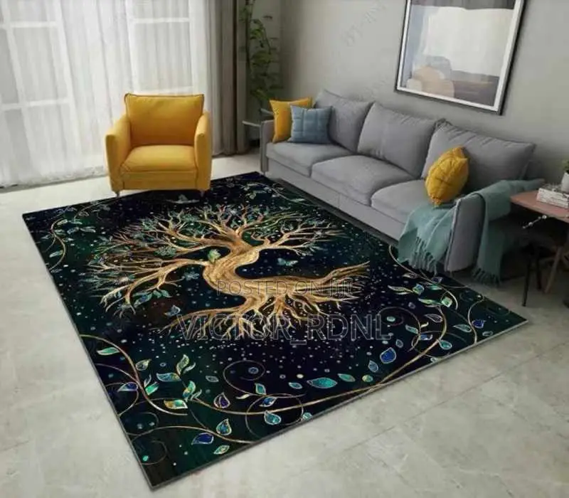 3D Rubber Center Rug