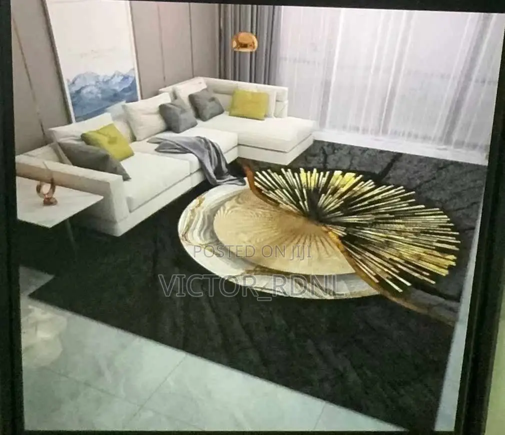 3D Rubber Center Rug