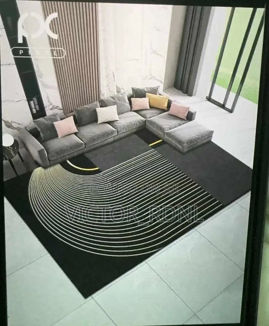 3D Rubber Center Rug