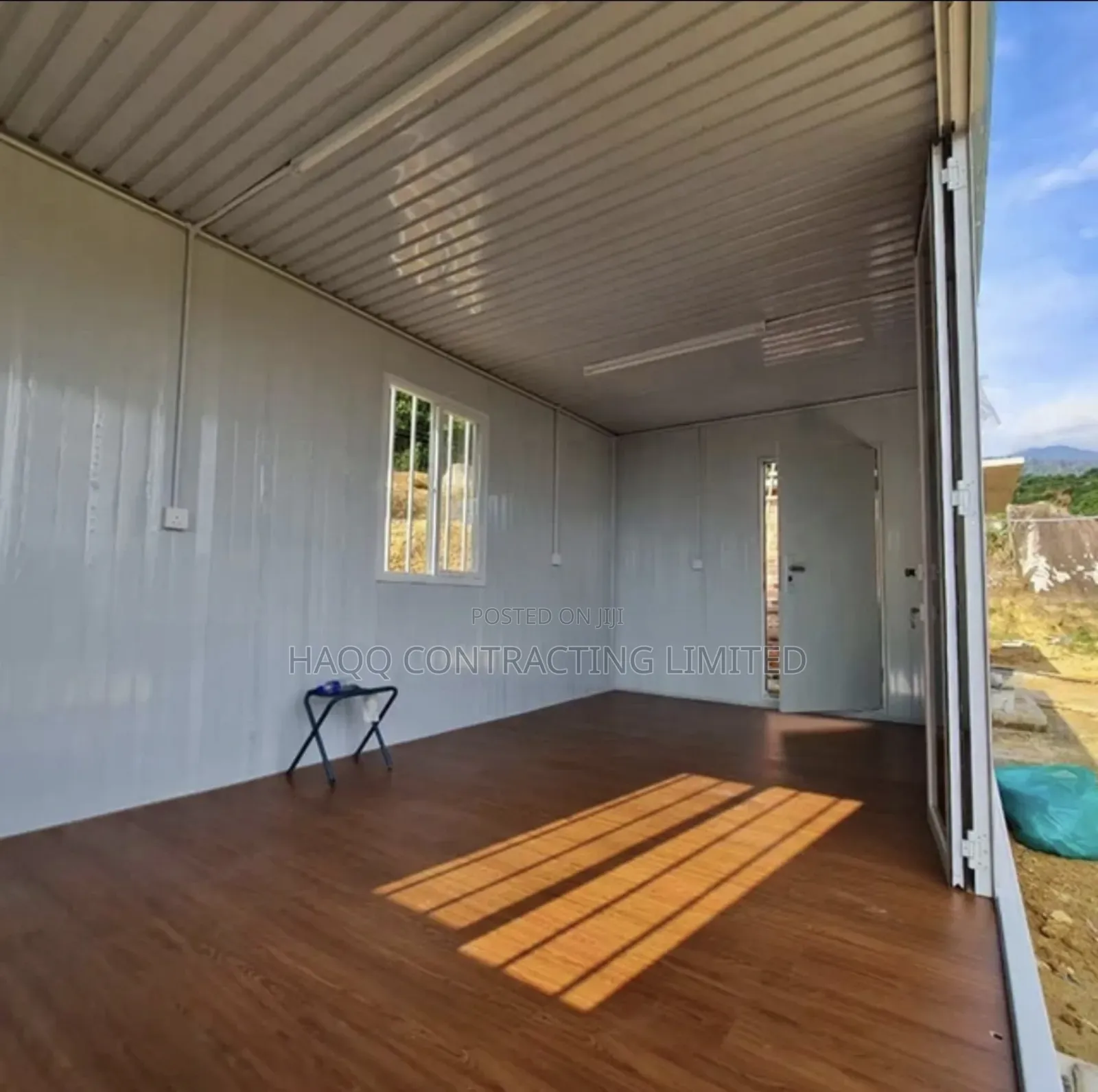 Rectangular Prefab Sandwich Panel Portacabin for Site