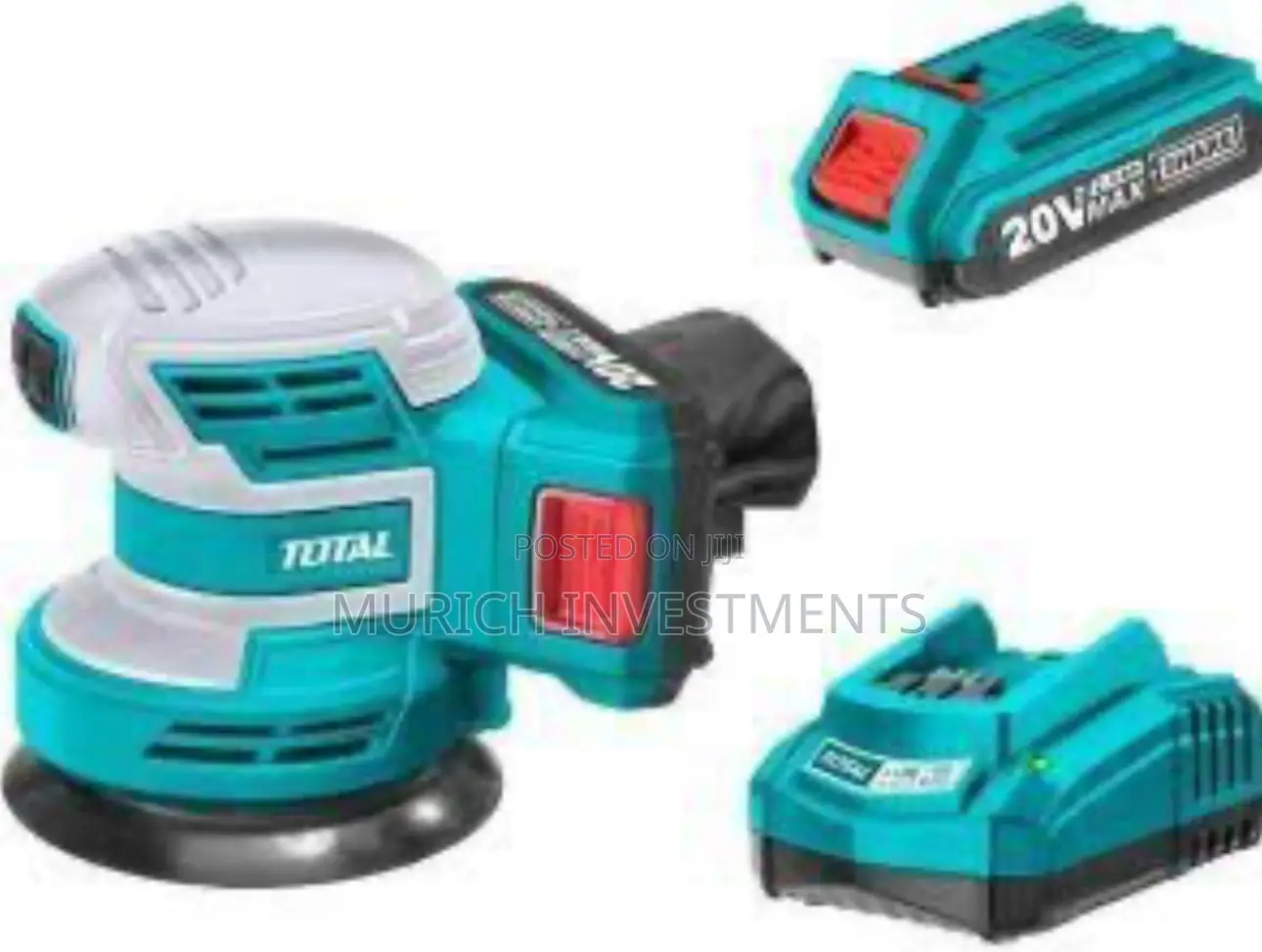 Total Cordless Orbital Sander 20v