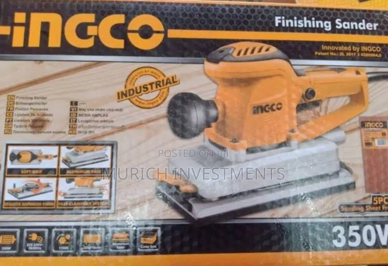 Industrial Fast Clamp Finishing Sander Sanding Machine 350W