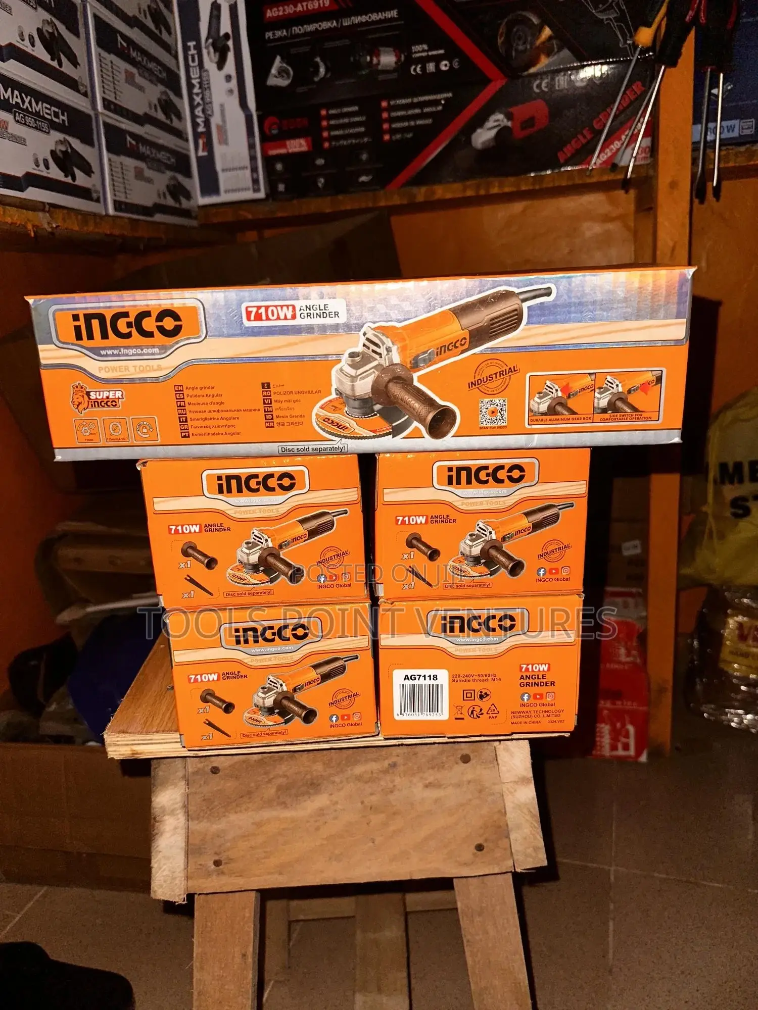 Ingco Angle Grinder (115mm)