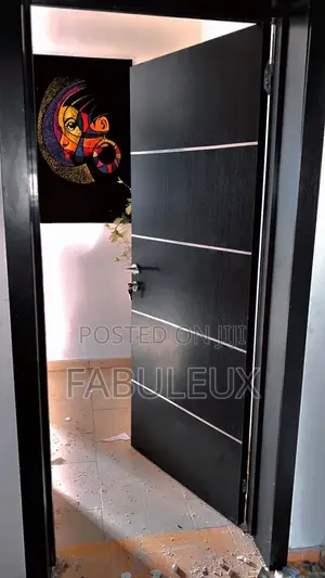 Wenge Chromed HDF Door