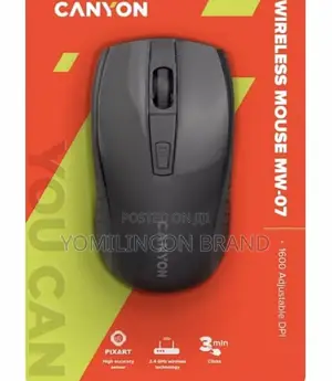 Canyon Wireless Mouse Mw-7 Black