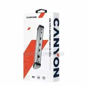 Canyon Usb-C Hub Ds-6 6in1 Space Grey