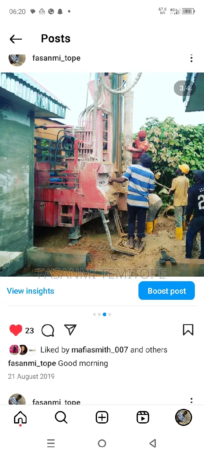 Borehole in Ikere