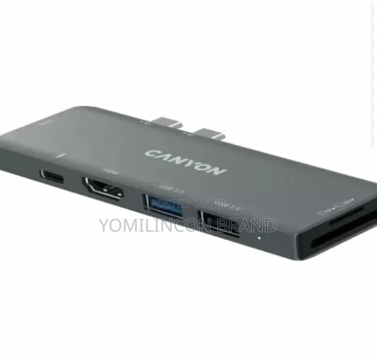 Canyon USB 7in1 T.Bolt 3 Hub DS-5 S.Grey