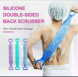 Silicone Double-Sided Back Scrubber Skin Friendly Massage