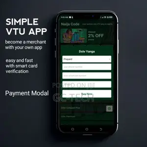 VTU App - Seamless Airtime, Data, TV Electricity Payments