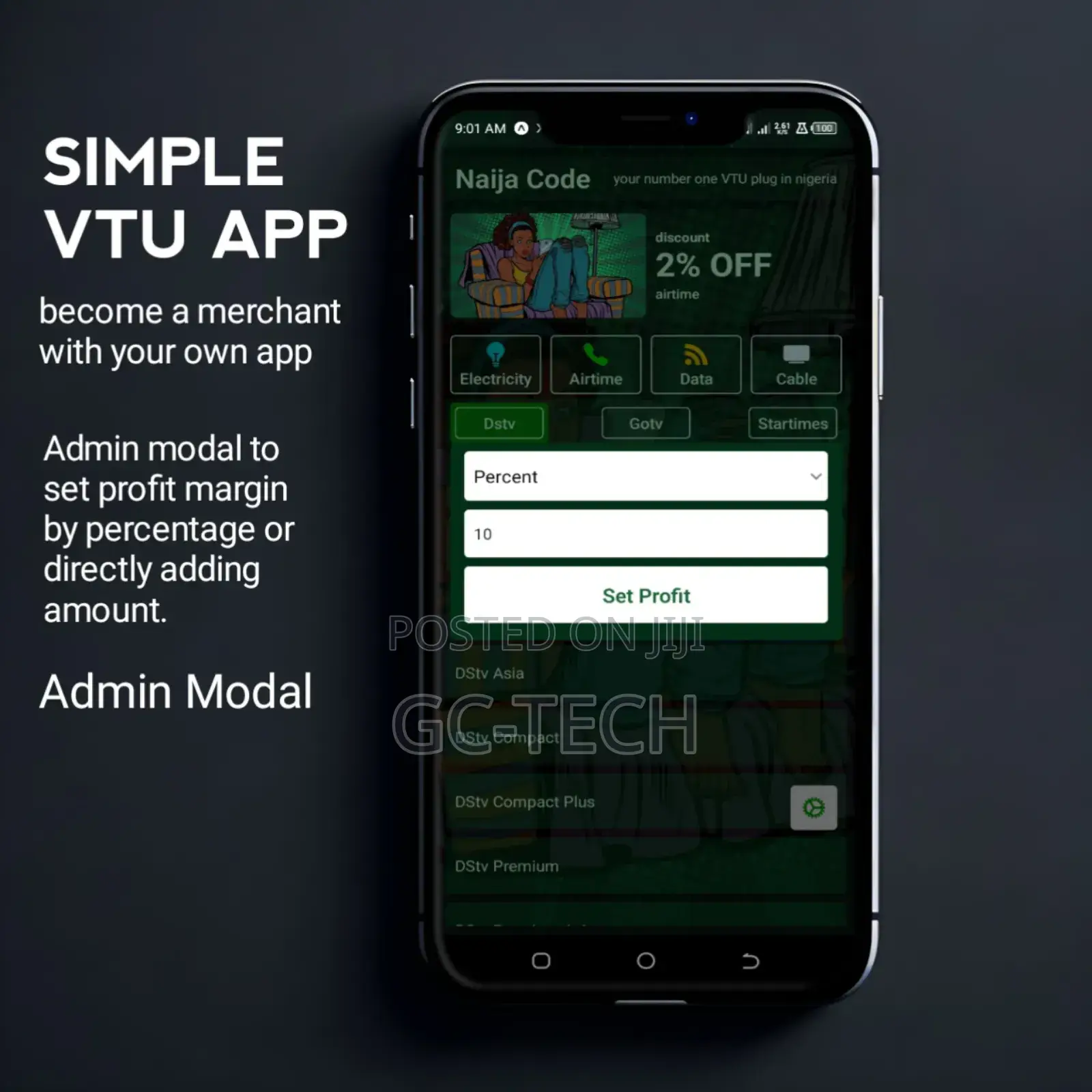 VTU App - Seamless Airtime, Data, TV Electricity Payments