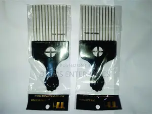Steel Needle Comb Hairdressing African Hair Pik Comb