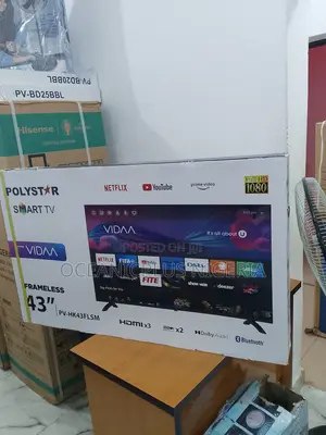 Sound Proof Polystar 43inches Smart TV