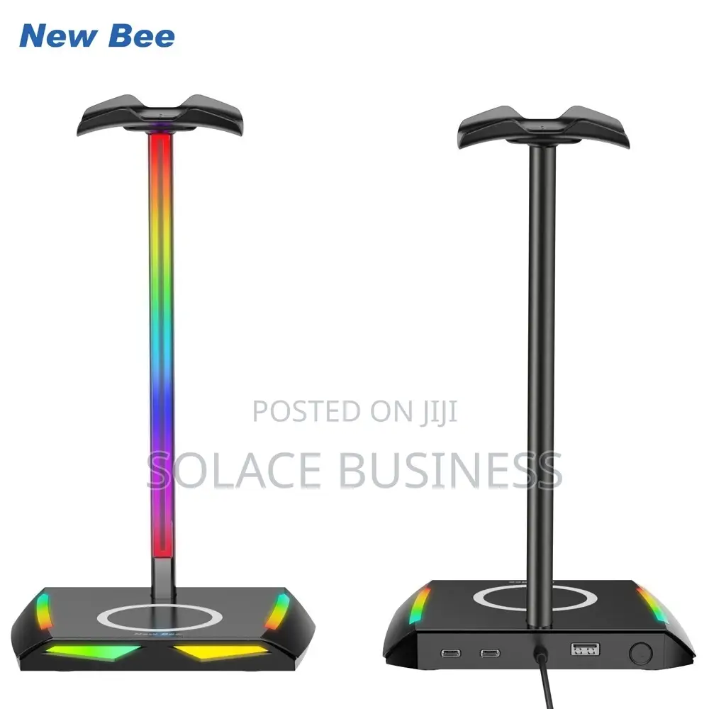 RGB Headphone Stand for Gaming and Workspace