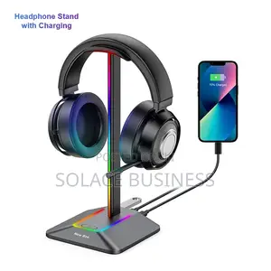 RGB Headphone Stand for Gaming and Workspace
