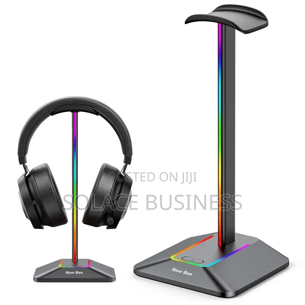 RGB Headphone Stand for Gaming and Workspace