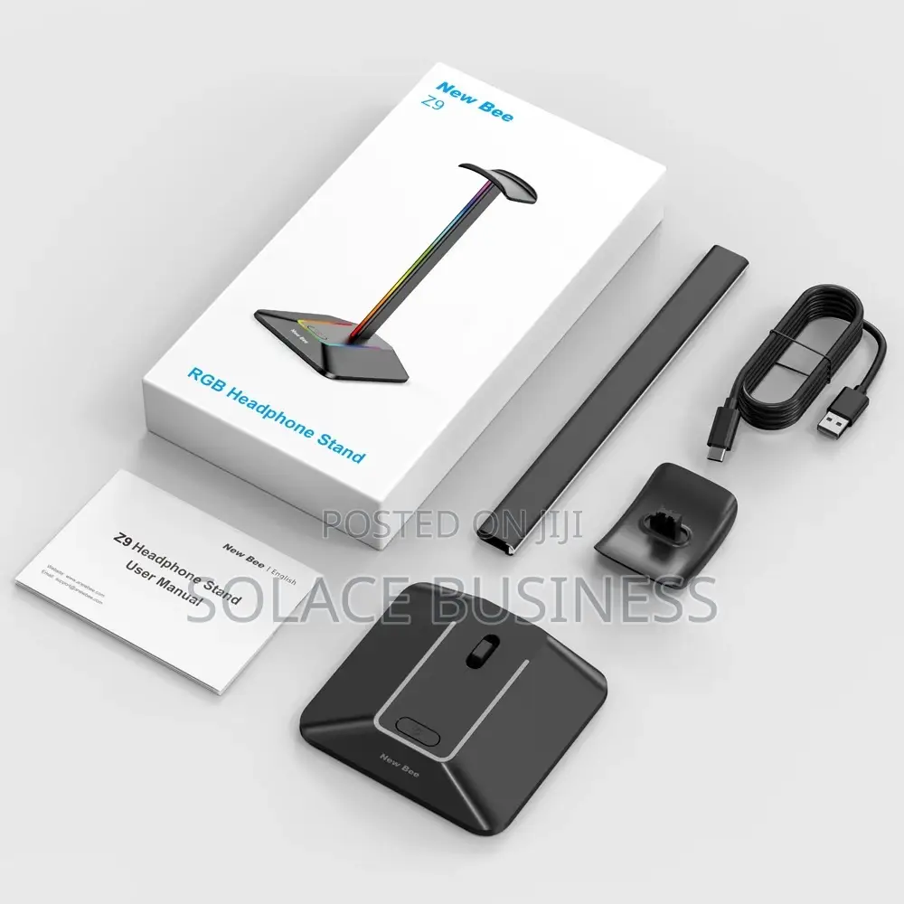 RGB Headphone Stand for Gaming and Workspace