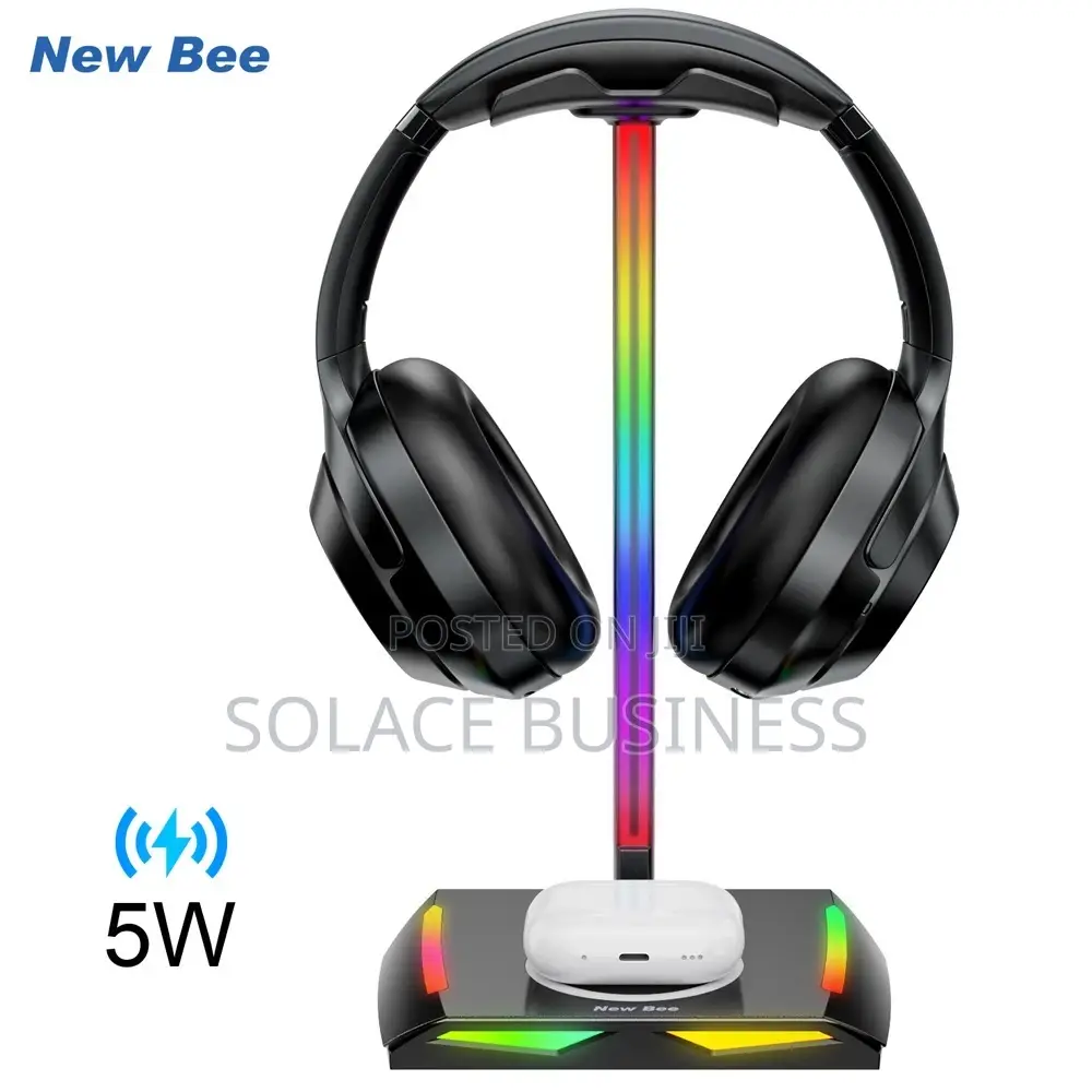 RGB Headphone Stand for Gaming and Workspace
