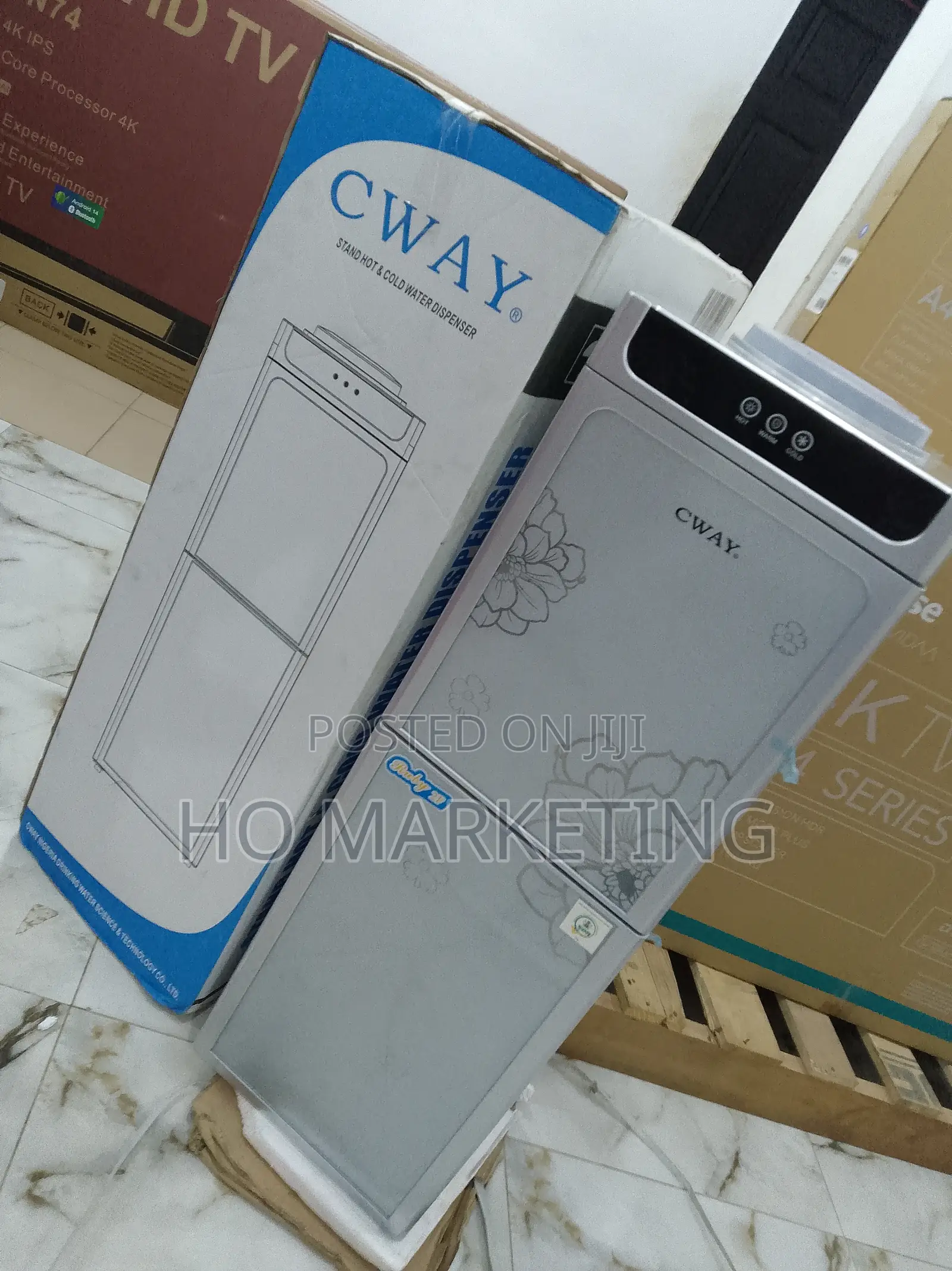 Most Durable Cway Water Dispenser With Refigerator -Byb87
