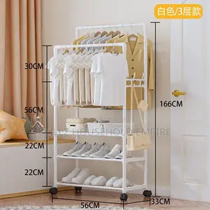 Clothes Hanger With Shoe Rack