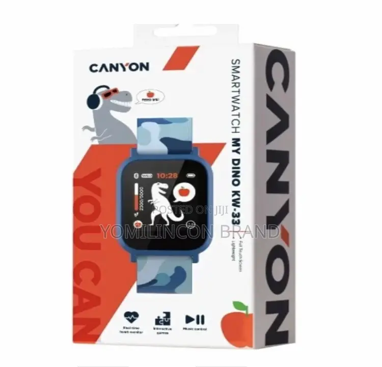 Canyon Smart Watch My Dino Kw-33 Blue