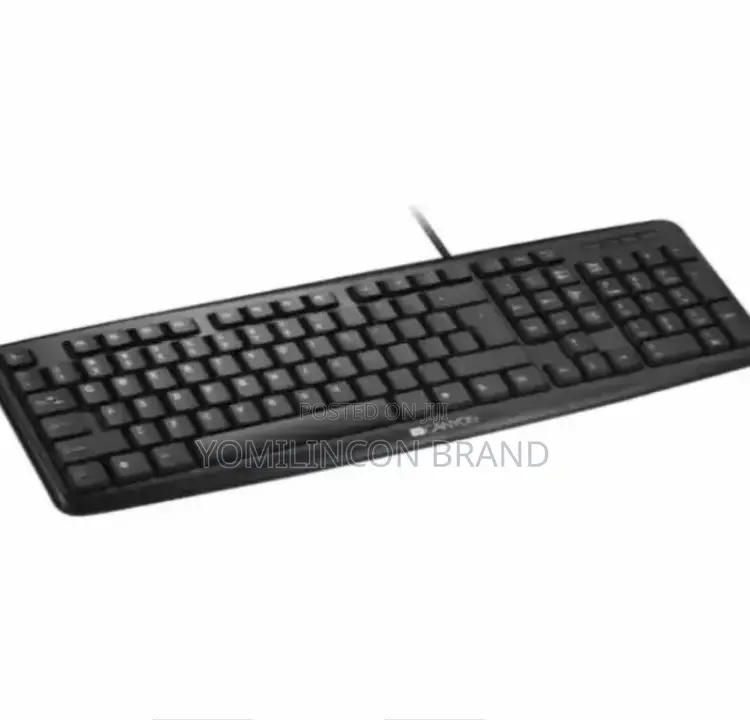 Canyon Slim Desktop Keyboard Kb-1 Black