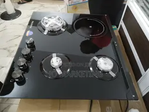 Branded Polystar 3 Burner +1 Hot Plate Gas Hob-Pv-Gt60g3h