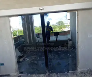 Motion-Activated Glass Door System
