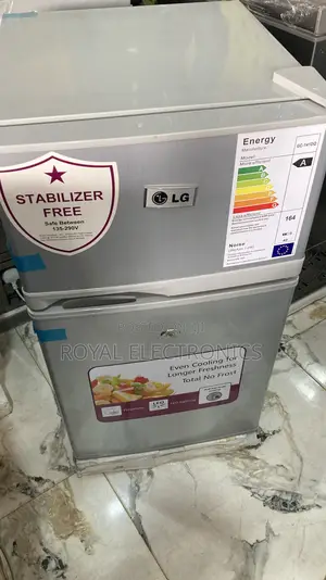 Silver Lg Refrigerator-freezer 80l Gc-141dq