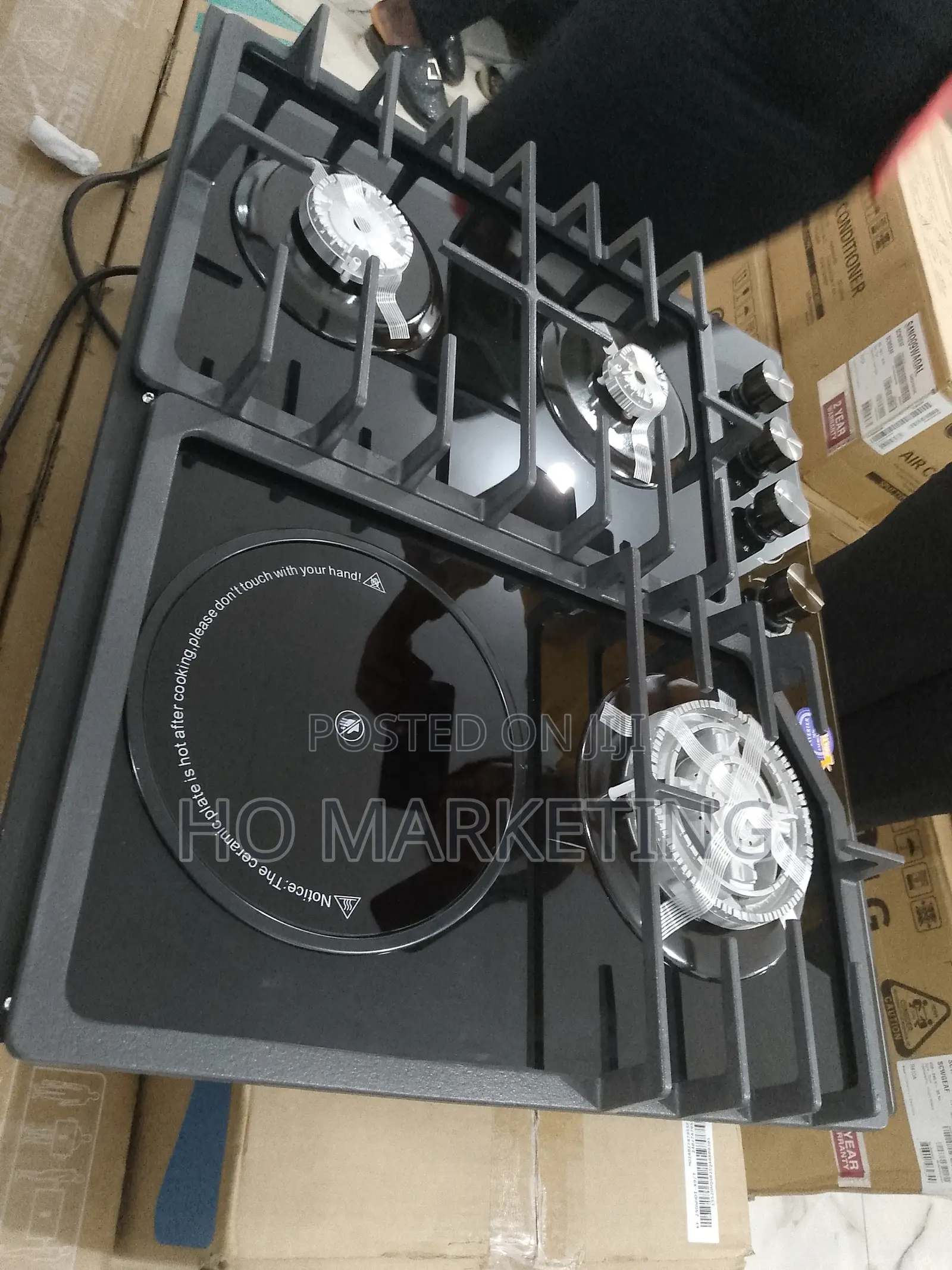 Unique Polystar 3 Burner +1 Gas Hob