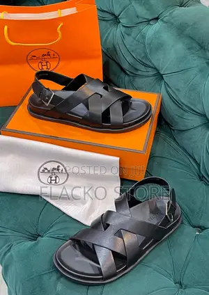 Original Izmir Hermes Leather Sandals