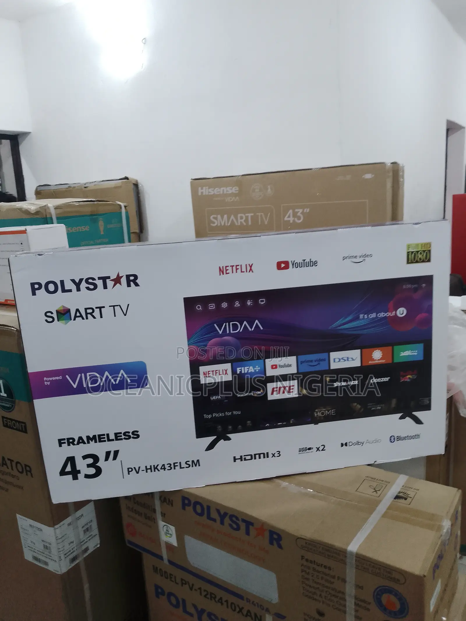 First Choice Polystar 43inches Smart Tv