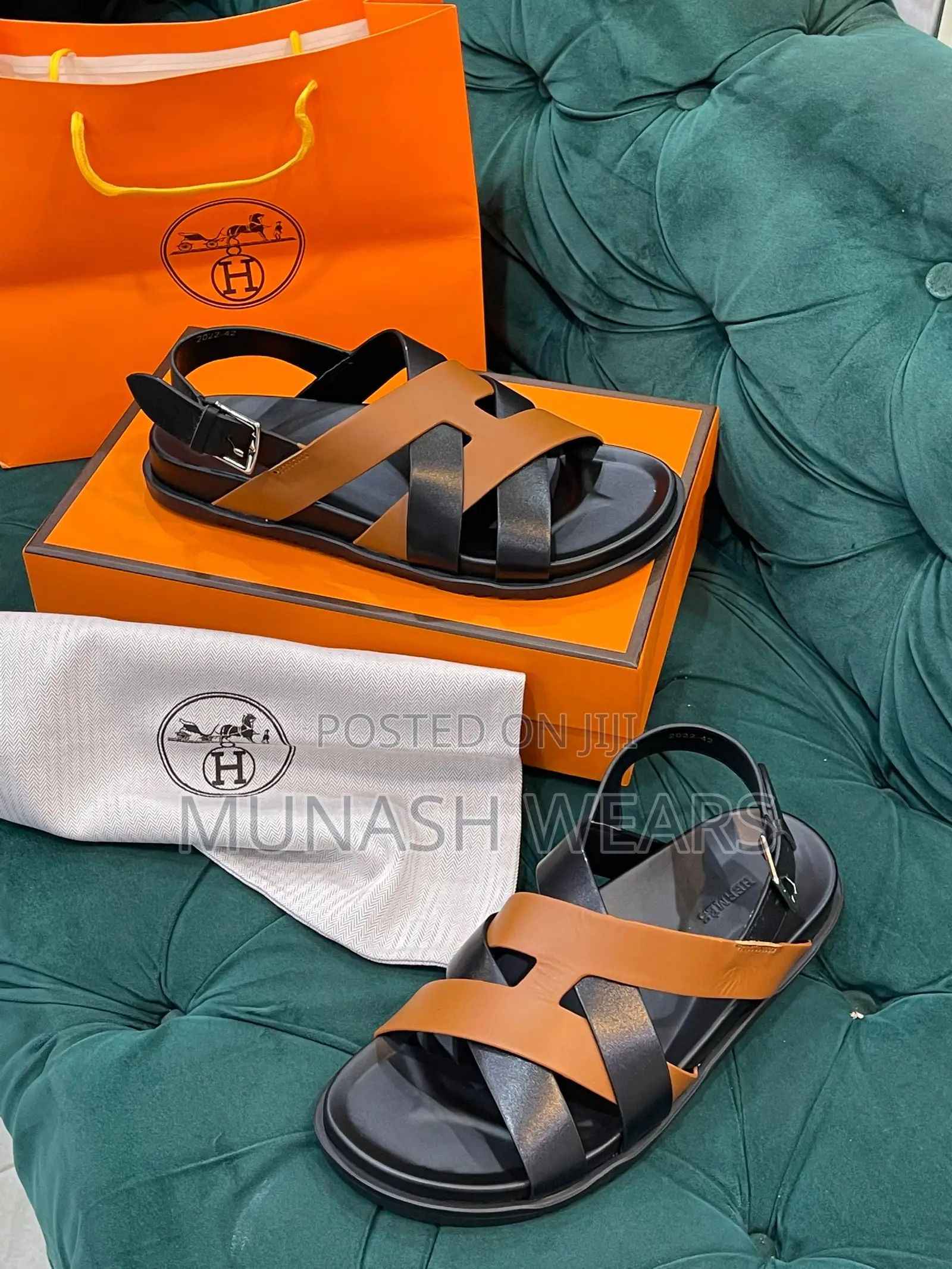 Hermes Leather Sandal