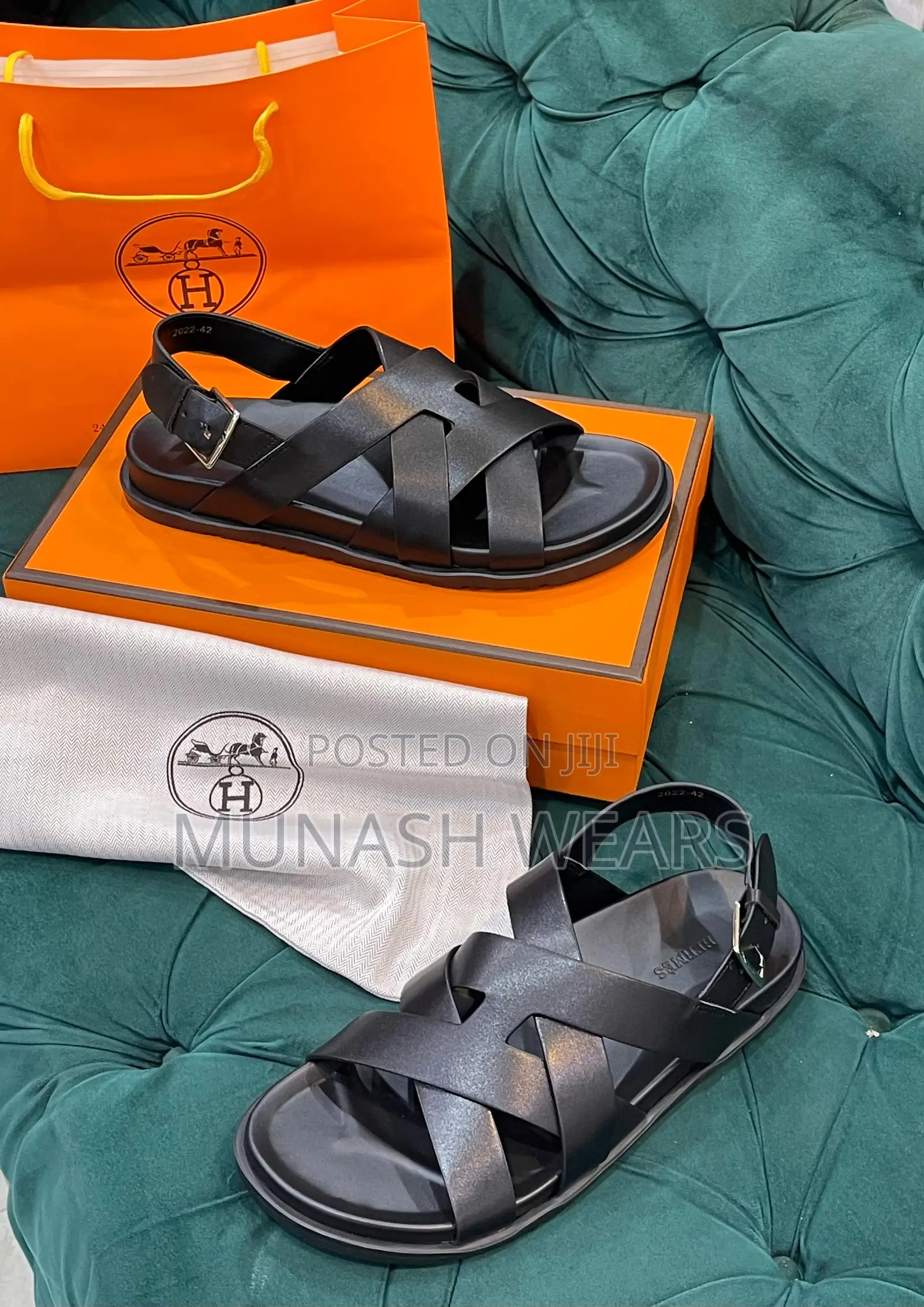Hermes Leather Sandal