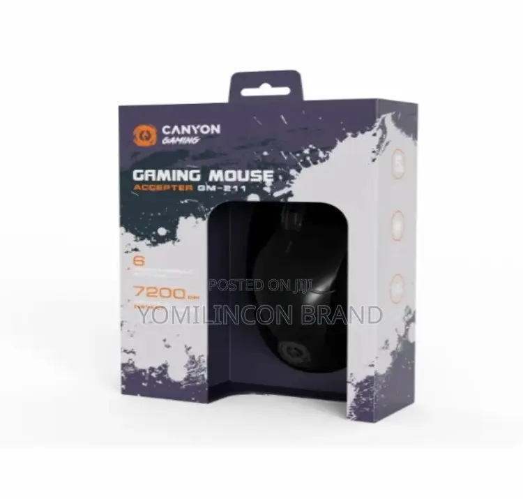 Canyon Gaming RGB Wired Mouse BLK Gm-211