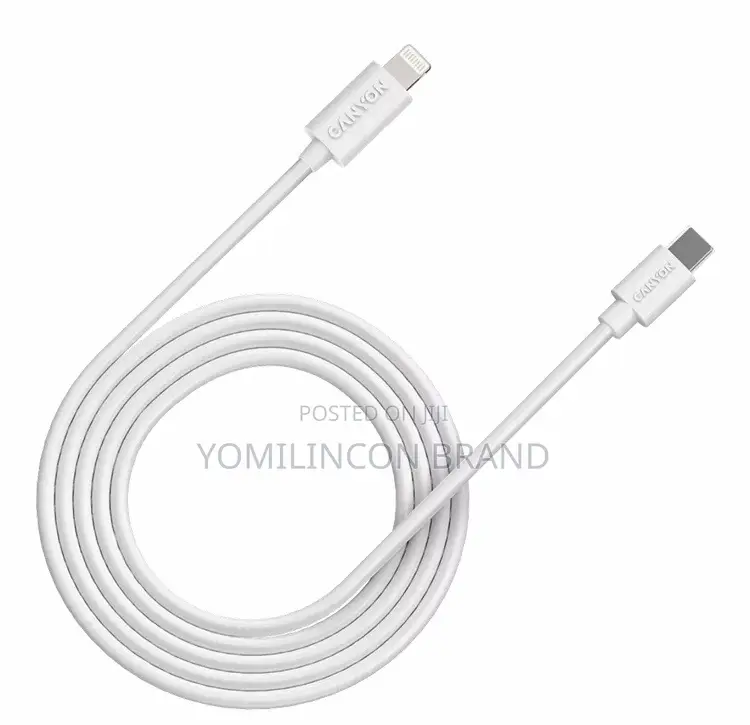 Canyon Charg Sync Cable USB Cfi-12 White