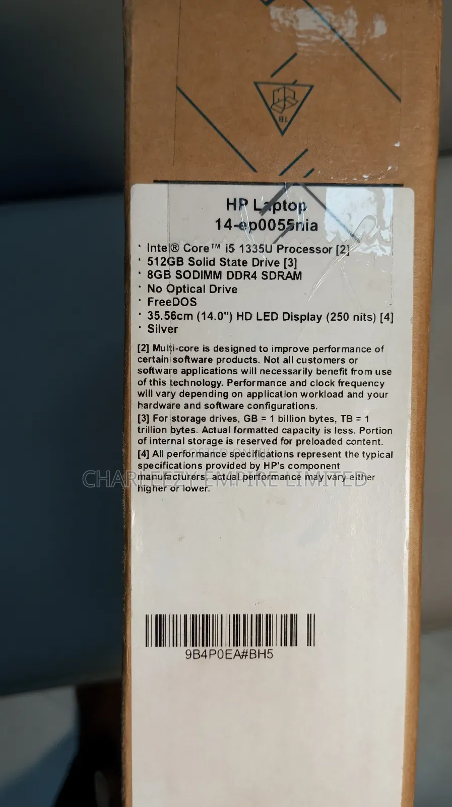 New Laptop HP 14S 8GB Intel Core I5 SSD 512GB