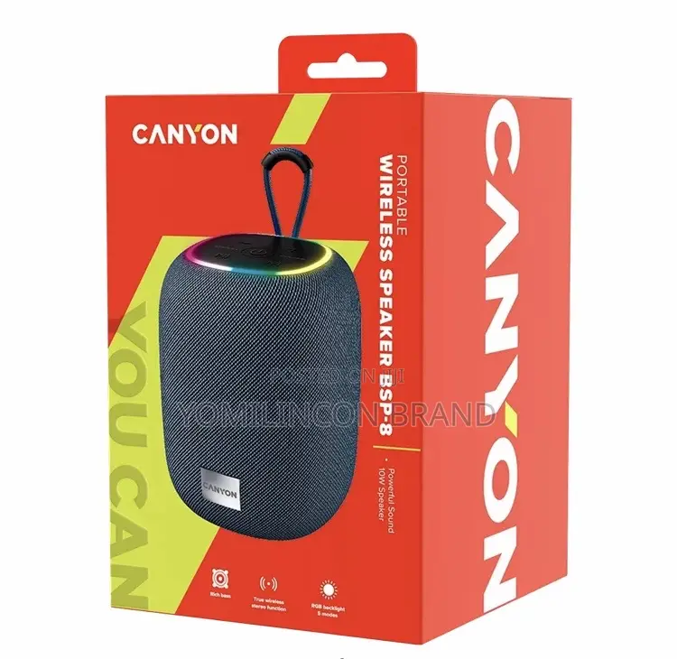 Canyon Bluetooth Speaker BSP-8 Gray