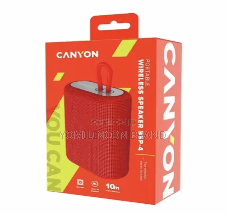 Canyon Bluetooth Speaker BSP-4 Red