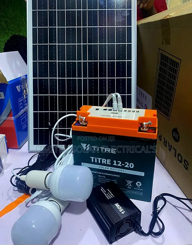 High Quality 150w Solar Kit With Complete Accessories