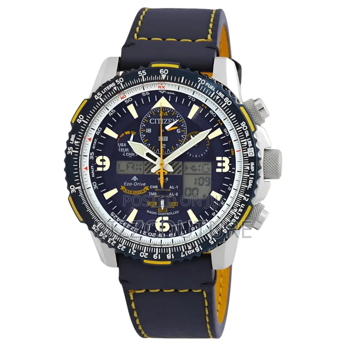Original Citizen Blue Leather Watch Is Available in Store