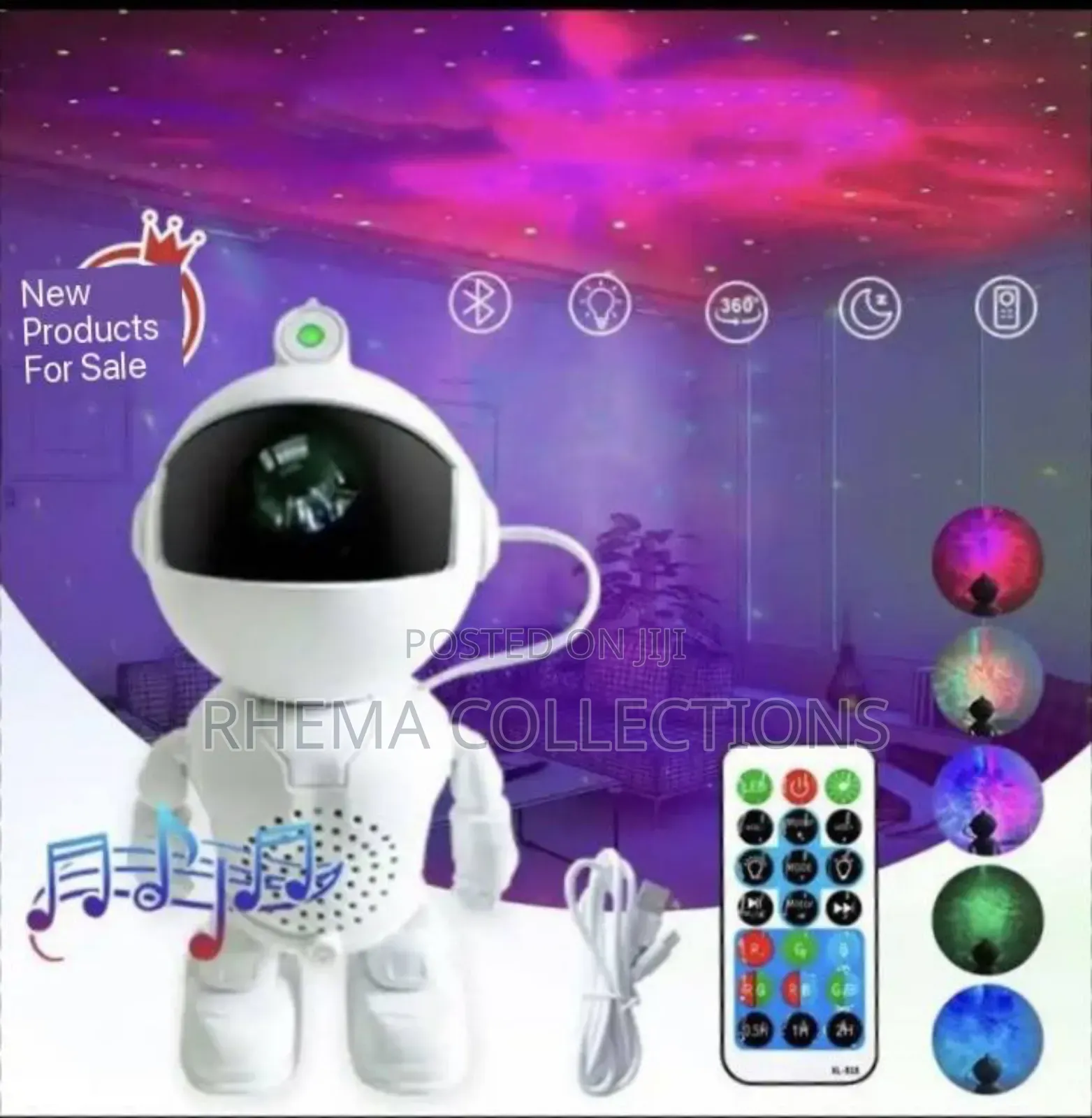 Robot Projection Light Bluetooth Speaker