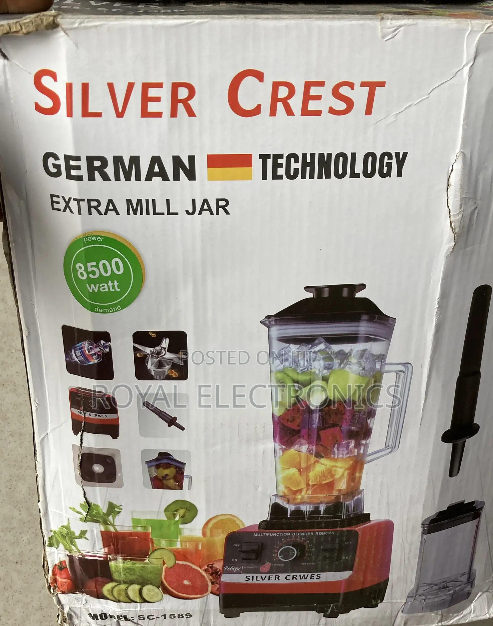 Original Silver Crest Multifunctional Blender SC-1589