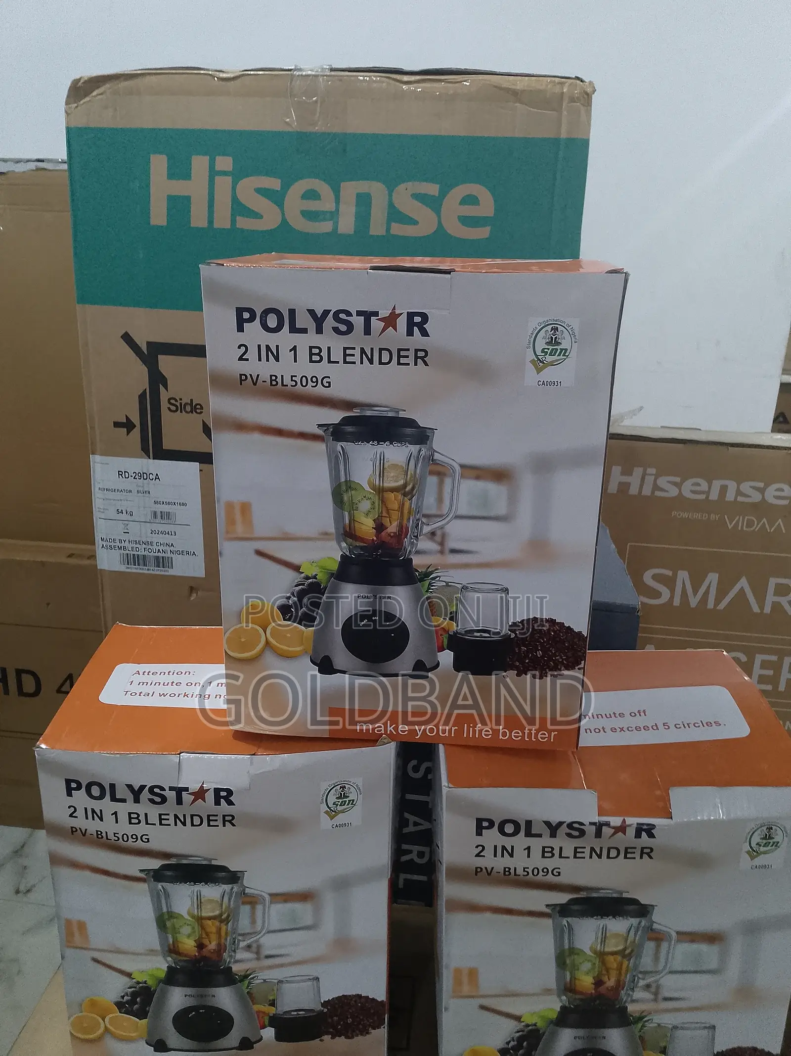 Advance Polystar 1.5L 2in1 Blender Pv-Bl509g