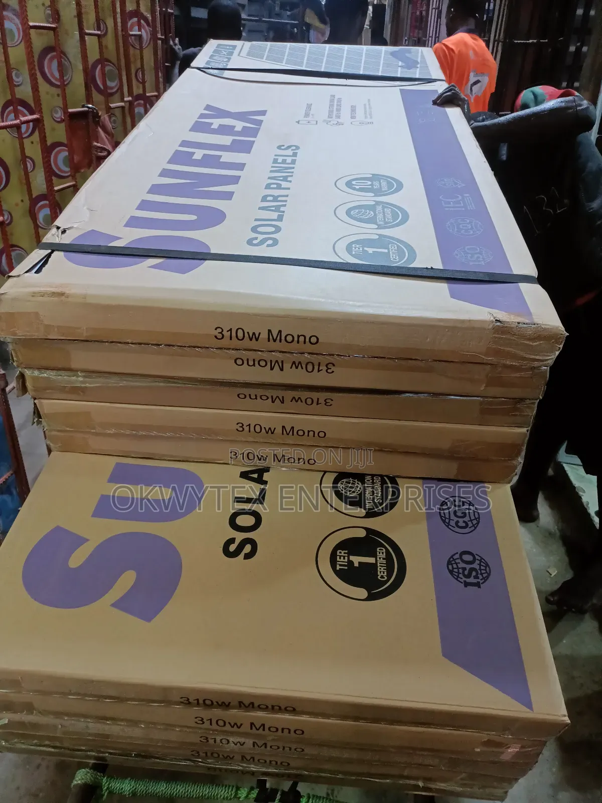 310w Sunflex Mono Solar Panel